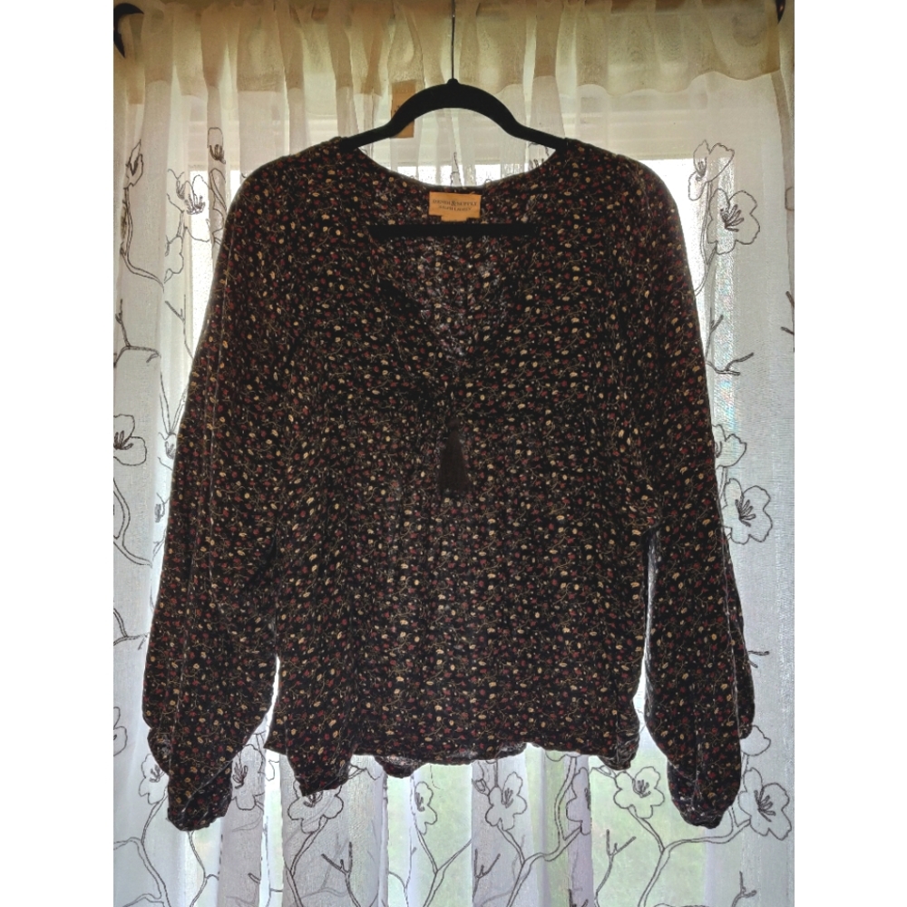 Ralph Lauren Denim & Supply Floral Blouse M